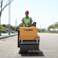 Fácil de operar mini rolo compactador de tambor duplo de pressão manual para venda FYLJ-S600C